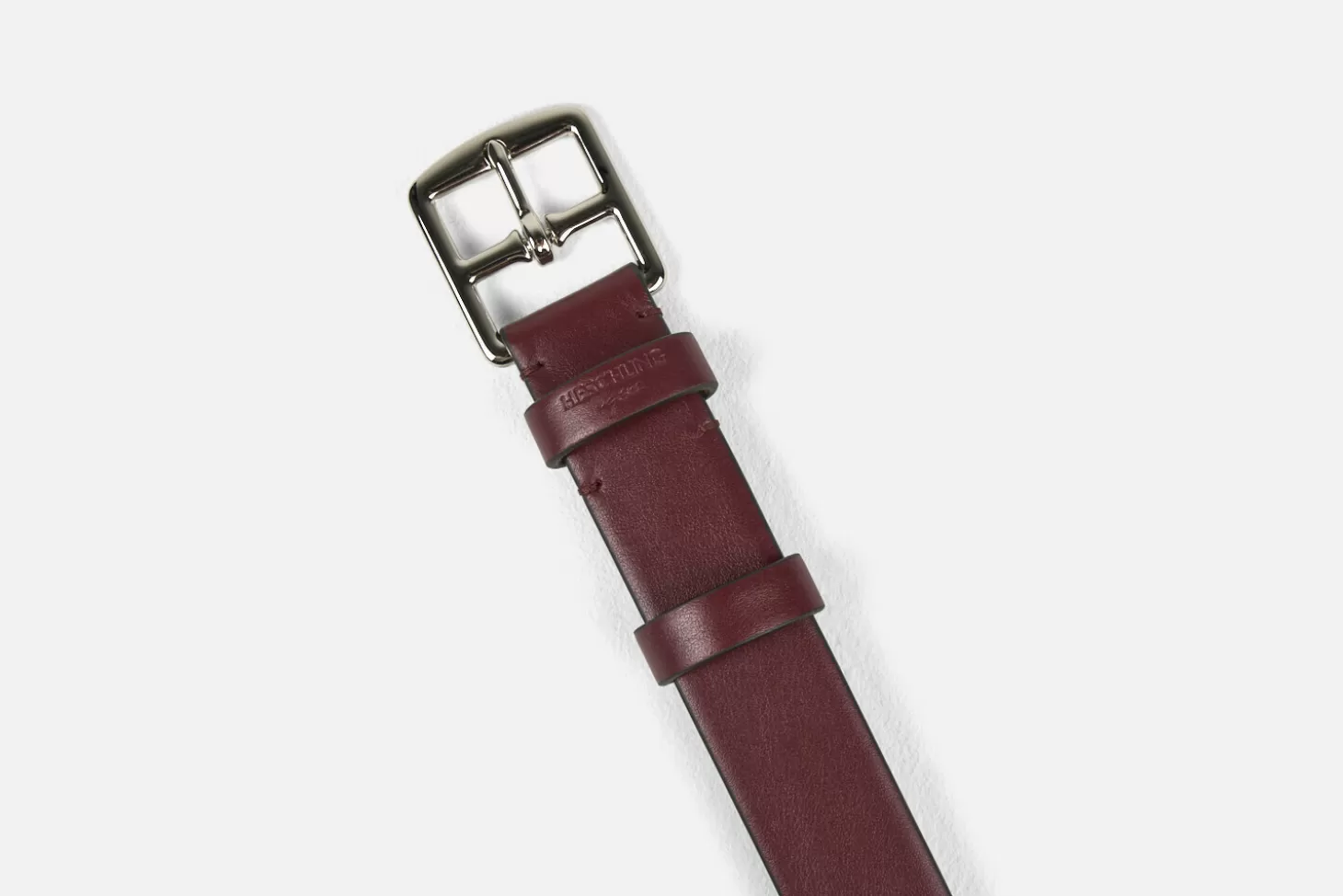 Best Sale Heschung Ceinture Box Bordeaux Sellier